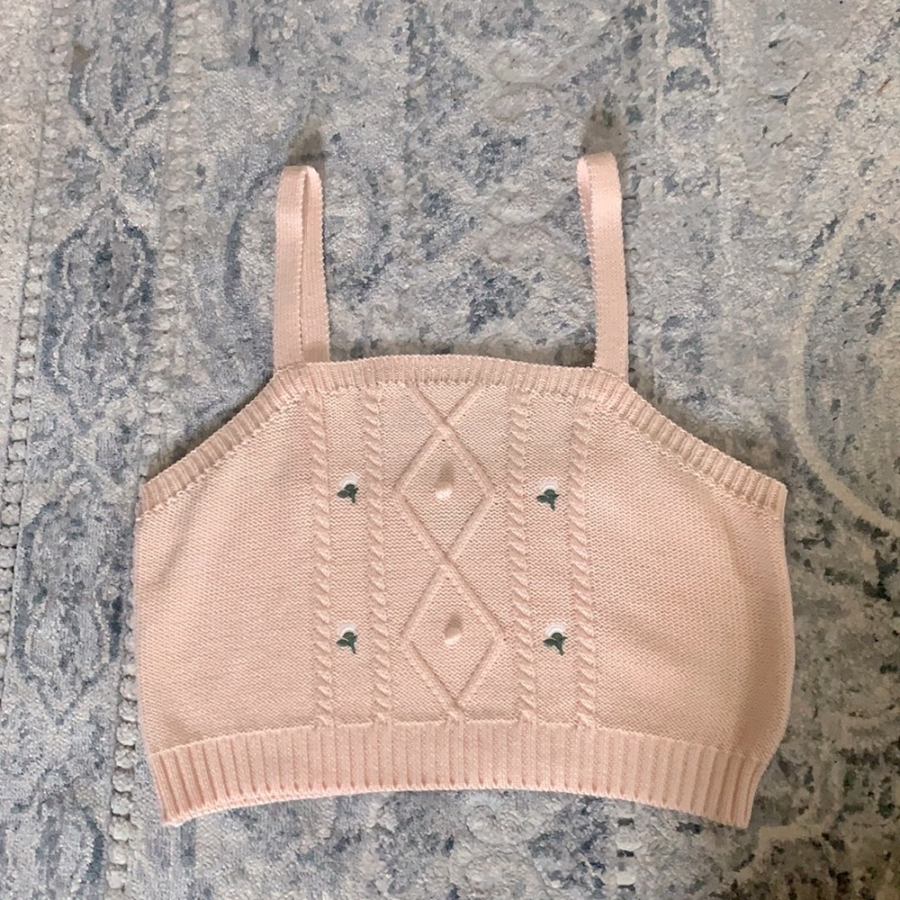 wild fable cable knit sweater crop top